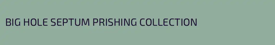 BIG HOLE SEPTUM PRISHING COLLECTION 